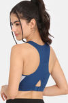 Rosaline Sports Bra With Removable Padding - Blue Opal — thumbnail 2